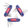 WORKPRO 24PC Folding Hex Key Set, Metric Ball End Key