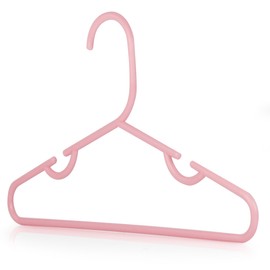 HANGERWORLD Toddler Hangers for Baby Nursery and Children's Closet Clothes Storage (20 Pack, Pink)