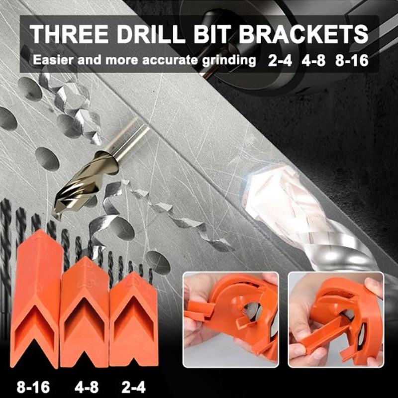 Electric Drill Bit Sharpener for All Bits Multipurpose Portable Drill
