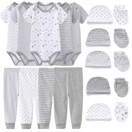 Unisex Baby Layette Essentials Giftset Clothing Set 19-Piece