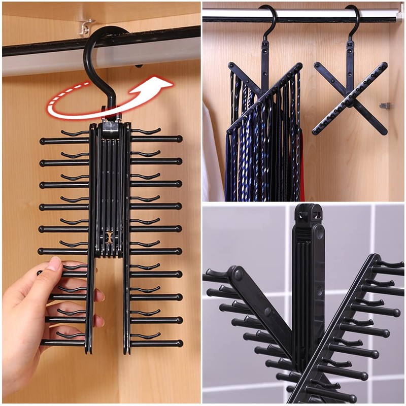 Tie Holder, Adjustable Tie Rack, Adjustable X Tie Rack, Tie