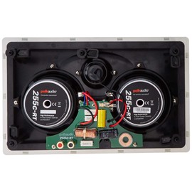 Polk Audio 255C-RT 2-way In-Wall Center Channel Speaker - The Vanishing Series, Easily Fits into the Wall, High-performance Audio, With Power Port and Paintable Wafer-Thin Sheer Grille (Renewed)