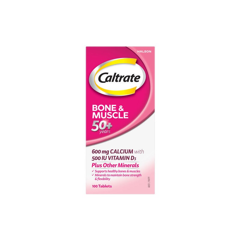 Caltrate Bone & Muscle 50+ Years 100 Tablets