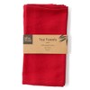 Wild & Stone Organic Cotton Herringbone Tea Towels, Cotton Kitchen
