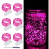 LAMPHOME 6 Pack Fairy Lights Battery Operated String Lights 6.6ft