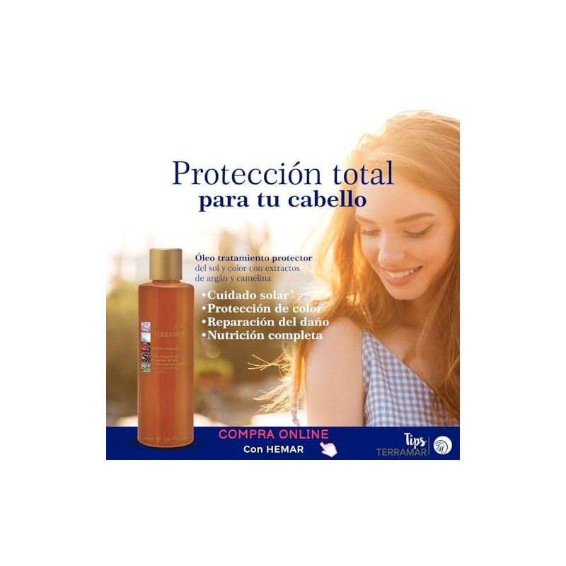TRIO Oleo Rojo Terramar 120ml Tratamiento Termo Protector Solar y