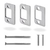MOSECYOU Door Strike Shim Plates, Standard Size Spacer, Stainless Steel,