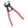 QWORK Heavy Duty Glass Tile Nippers - 8 Inch Wheeled