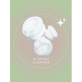 Element Cleanse Lymphatic Detox Cups - Silicone Sculpting cupping tool for Bloating, Digestion and Drainage
