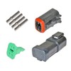 CustomConnectorKits Deutsch DT Enhanced Black Splice Kit (DT04-4P-EP13: 4 Position