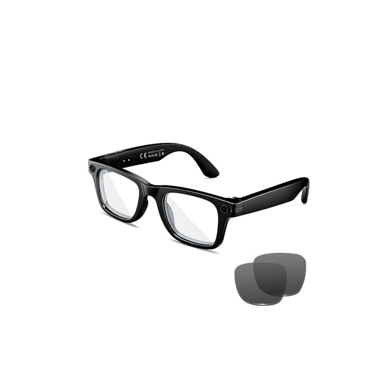 Gafas Inteligentes AI con Cámara de 8 MP, Video de