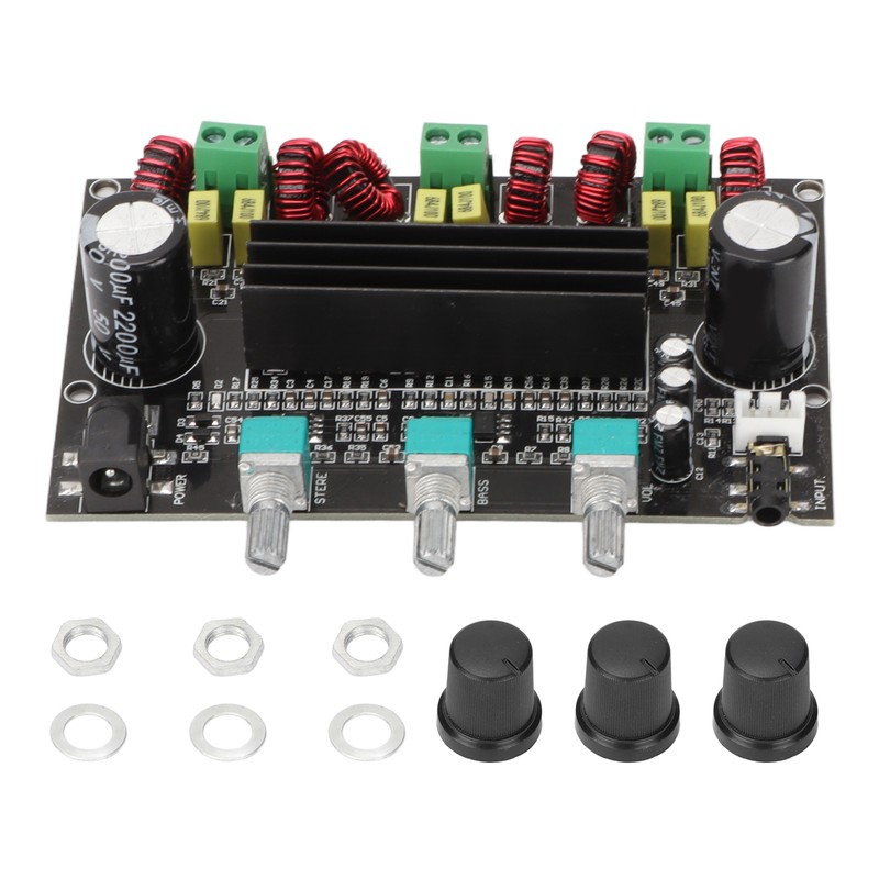 Digital Power Amplifier Board 80W+80W+100W 2.1 Channel Power Amplifier Board