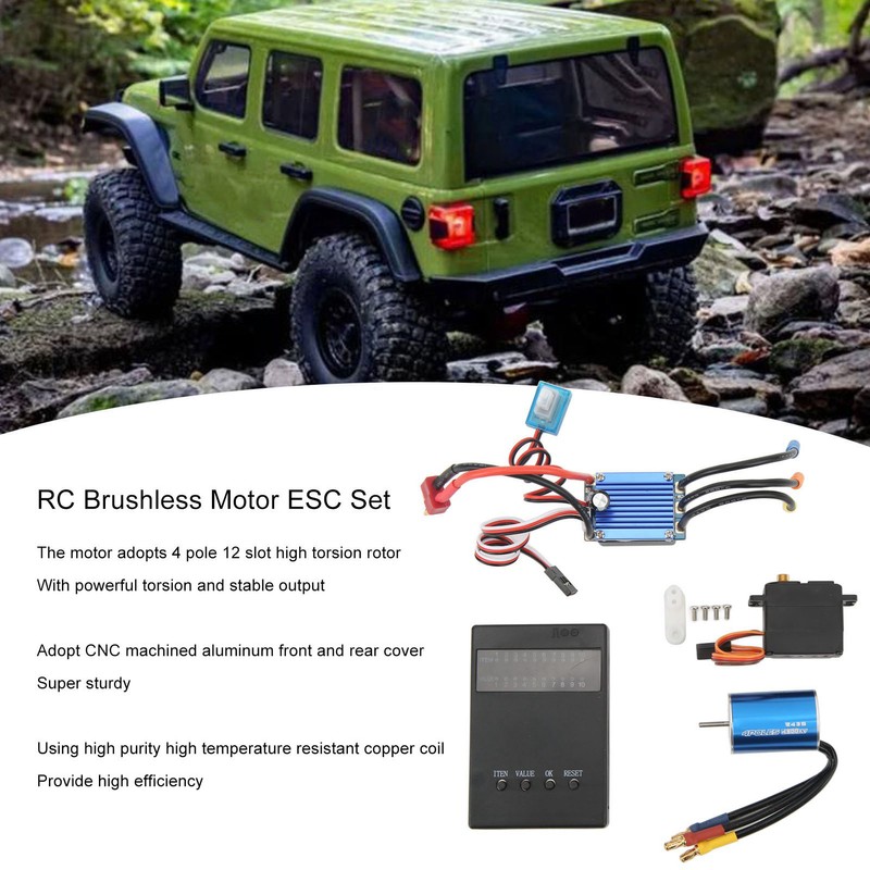 RC Brushless Motor ESC Set 4800KV Brushless Motor 25A ESC
