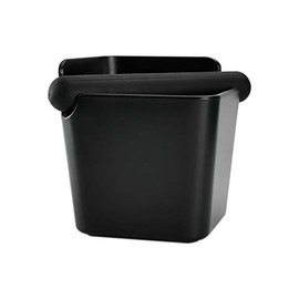 HOMEE Espresso Knock Box 4.8 Inch Shock-Absorbent Durable Barista Style Knock Box With Removable Knock Bar and Non-Slip Base (Square)