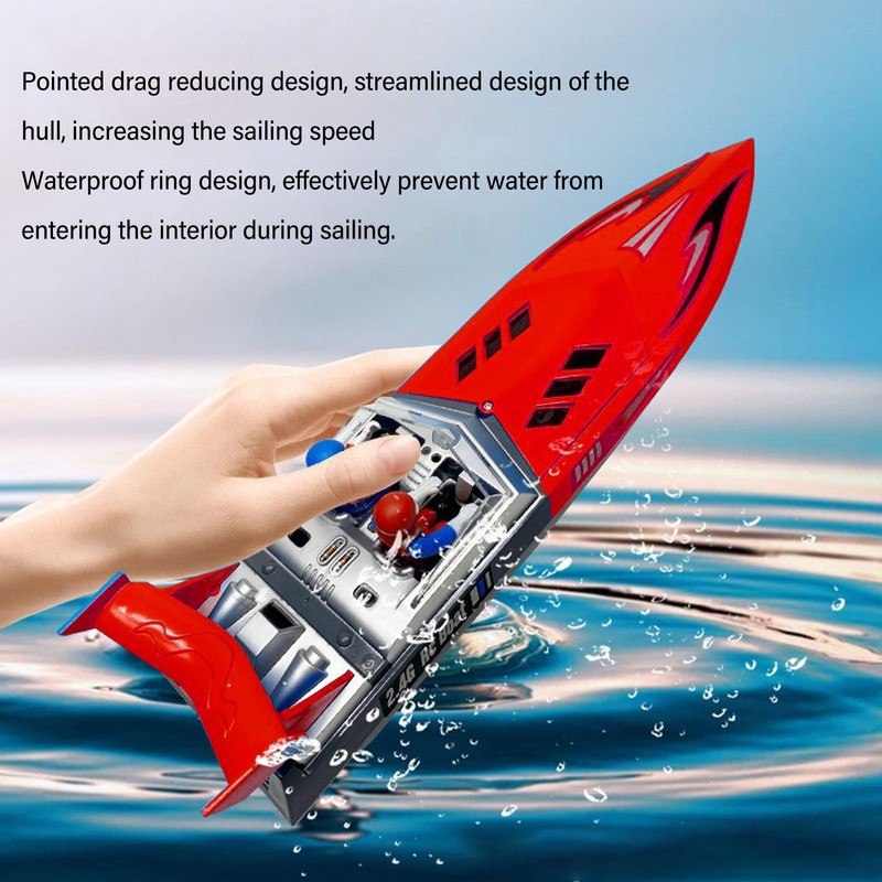 2.4G Remote Control Boat Mini Sailboat Model High Speed RC