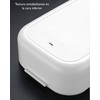 Lonchera De Acero Inoxidable Caja De Almuerzo Con Separadores (BLANCO)