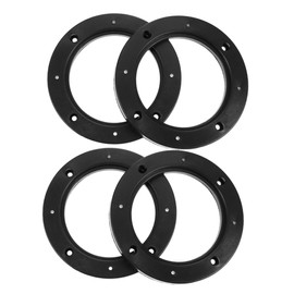 CHILDWEET Car Stereo Speaker Spacer Ring Mounting Adaptor 4 Inch Abs Speaker Spacers Easy Install Fit