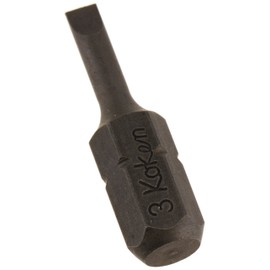 Koken 1/4 (6.35 mm) H Minus Bit Total Length 1.0 inches (25 mm) 0.5 x 3 108S.25-3