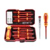 Mr.Gadget's Solutions 13-Piece VDE Insulated Screwdriver Set, 1000V Magnetic Tips,