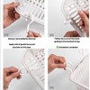 Hanging Bathroom Storage Basket – Wall-Mounted Plastic Organizer Bin for