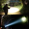 Hoxida Rechargeable Flashlight(Battery Included), Magnetic LED Flashlight with COB sidelight,