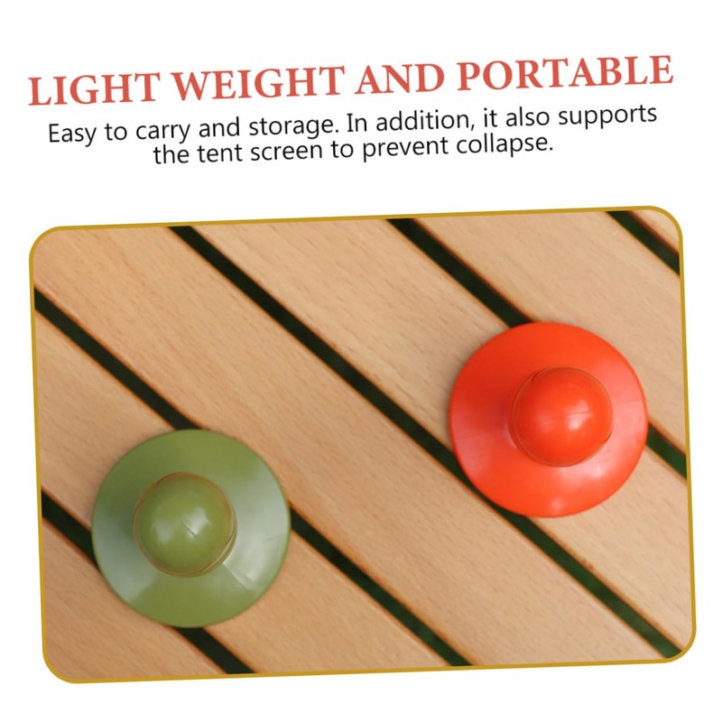 KOMBIUDA 4Pcs Proof Cap for Tent Anti- Camping Protection Hat