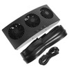 SHINEOFI Car Exhaust Fan Air Circulation Radiator Fan for Vehicle