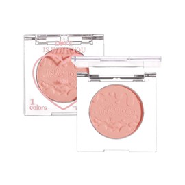 Blush Compact - Matte Shimmer Baked Cream Cheek Powder Palette for Radiant, Long-Lasting Glow - Buildable Blusher Makeup with Brush