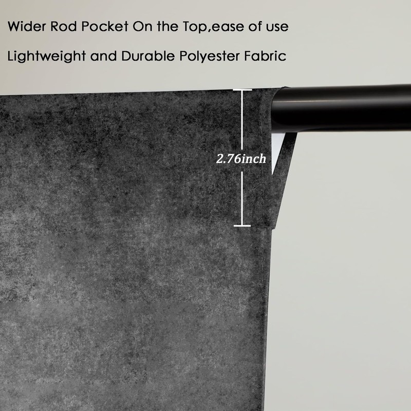 5x7 ft Gray Vintage Abstract Textured Photography Backdrop,Grey Background for