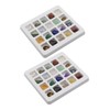 CIYODO Educational Ore Specimens Kit 20 Types Natural Crystal Ores