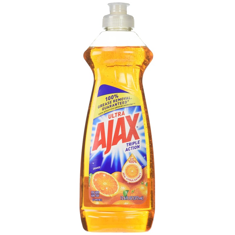 Ajax Triple Action Dish Liquid Orange, 12.6oz