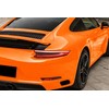 24"x60" (2FTx5FT) Flame Orange High Gloss Glossy Vinyl Wrap Auto