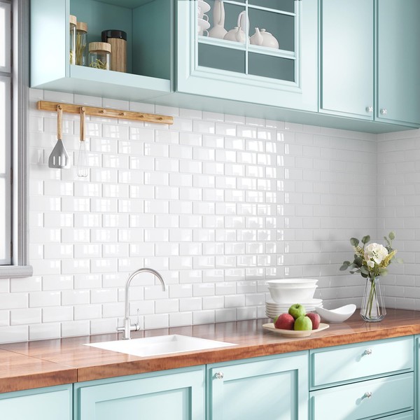 Yoillione Peel and Stick Backsplash for Kitchen: Self Adhesive Wall