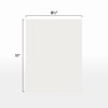 8 1/2 x 11 Cardstock - Savoy - Natural White