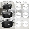 4-Quart Slow Cooker with Casserole Manual Warm Setting - Perfect