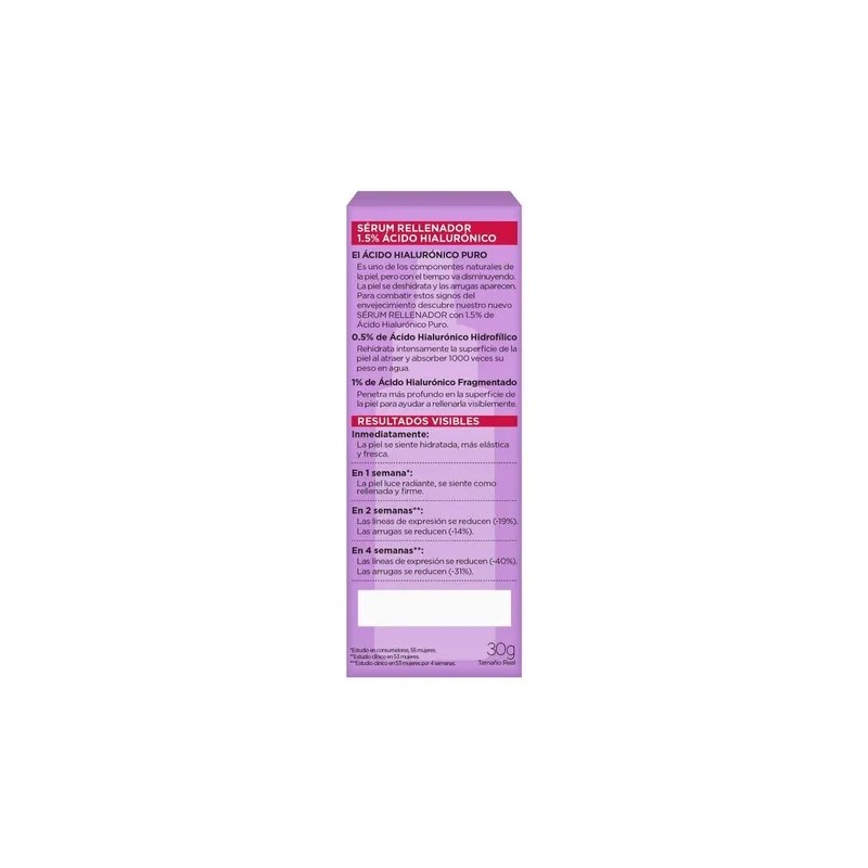 Oréal Paris Revitalift Ácido Hialurónico Sérum 30ml Día Noche