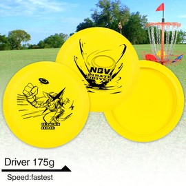 NQV Disc Golf Se with Bag,Disc Golf Beginner Set,6 PCS Flying Discs with Putters Drivers Mid Ranges+1 Black Disc Golf Bag, Disc Portable Outdoor Indoor Beginner Kid Aged6+Adults