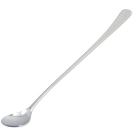 Nagao Pierced Yogurt Spoon, Plain, 10.6 inches (268 mm), 18-8 Stainless Steel, Made in Japan