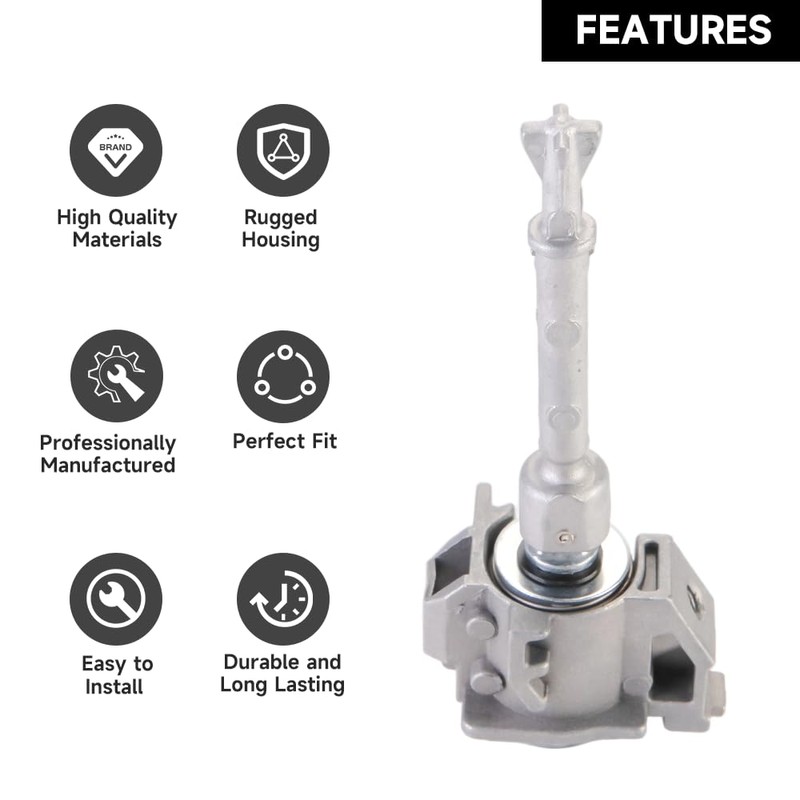 Yollky Front Door Lock Cylinder Set with Keys for Honda
