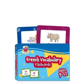 French Vocabulary Flashcards for Ages 9-11 (with Free Online Audio) (CGP KS2 Activity Books and Cards)
