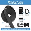 RFYTDCF 5.4 m webbing 25 mm, nylon webbing with buckles,