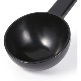 2Pcs Black 10g 2-in-1 Plastic Coffee Measuring Spoon Coffee Scoop for Ground Coffee Tea Salt Dessert Sugar with Pressed Bottom Cooking Spoon Tool Accessories Measuring Tools and Scales