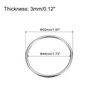 sourcing map Pack of 12 O Rings Stainless Steel 304