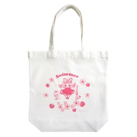 Morisaka Global SWIMMER Tote Bag, Magical Strawberry, 14.2 x 4.3 x 14.2 inches (36 x 11 x 36 cm), Miscellaneous Goods, Cute, Swimmer