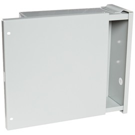 Hoffman A10R104 NEMA 3R Enclosure, Screw Cover, Galvanized, Paint Finish, 10" x 10" x 4"