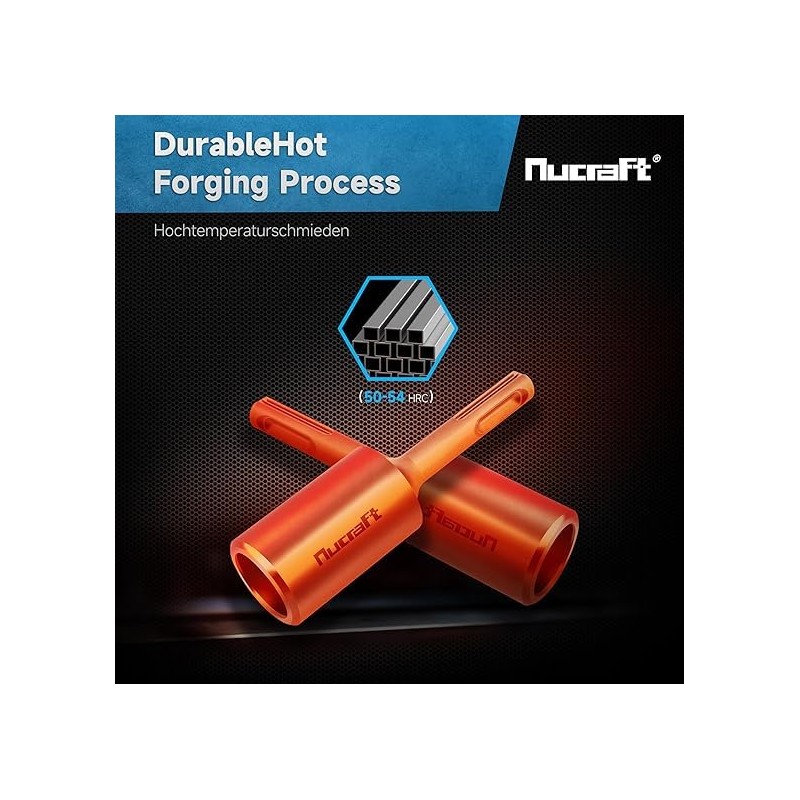 Nucraft SDS-PLUS Professional Ground Nail Driver for Inserting Deep Earth