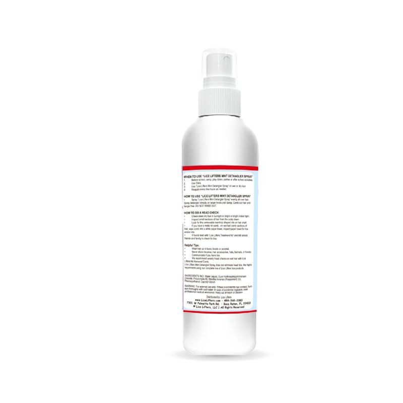 Lice Lifters Repel Mint Spray for Lice Care, Conditioning &