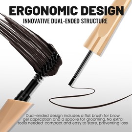 Tattoo Peel Off Eyebrow Gel Color Kit,Waterproof Brow Gel for Natural Fuller & Defined Looking Eyebrow color Perfect Eyebrows Make up,Long-Lasting.