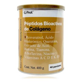 Péptidos De Colágeno Queratina 400 G Piña G-prot