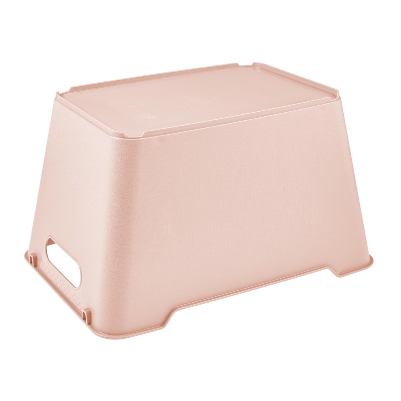 keeeper 12 Litre Textured Storage Box Lotta Nordic Pink